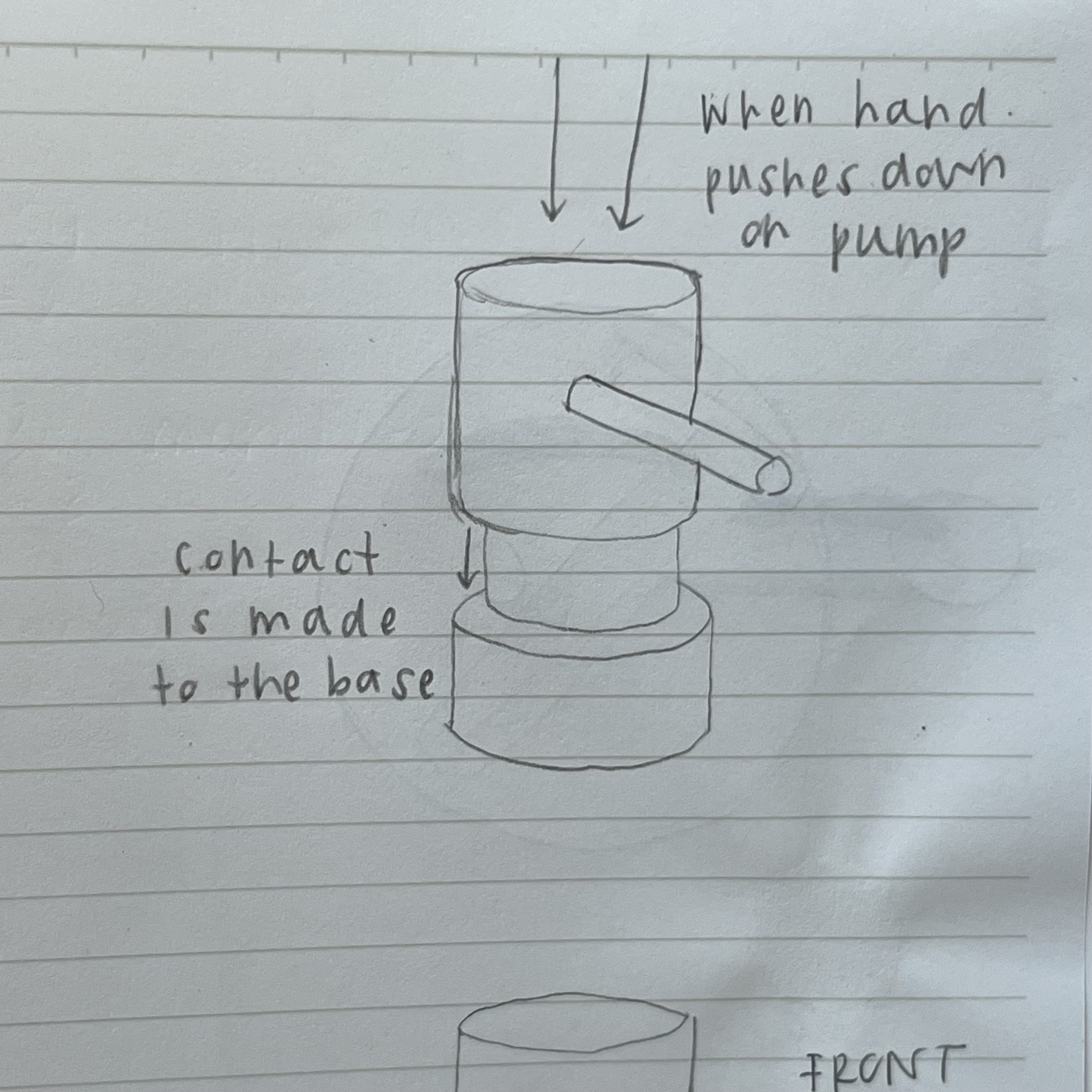 Sketches of ideas on how to use the pump as an interaction to circuit