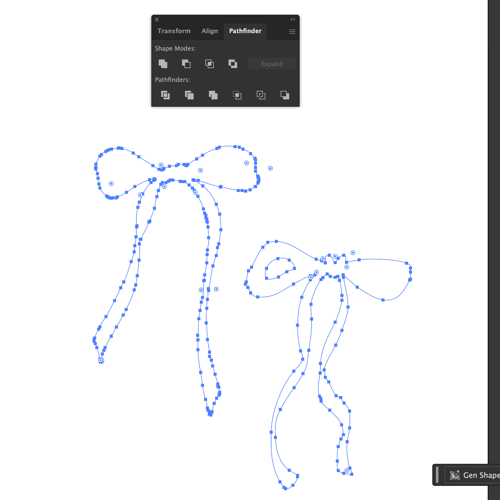 Vector experimentation outlines