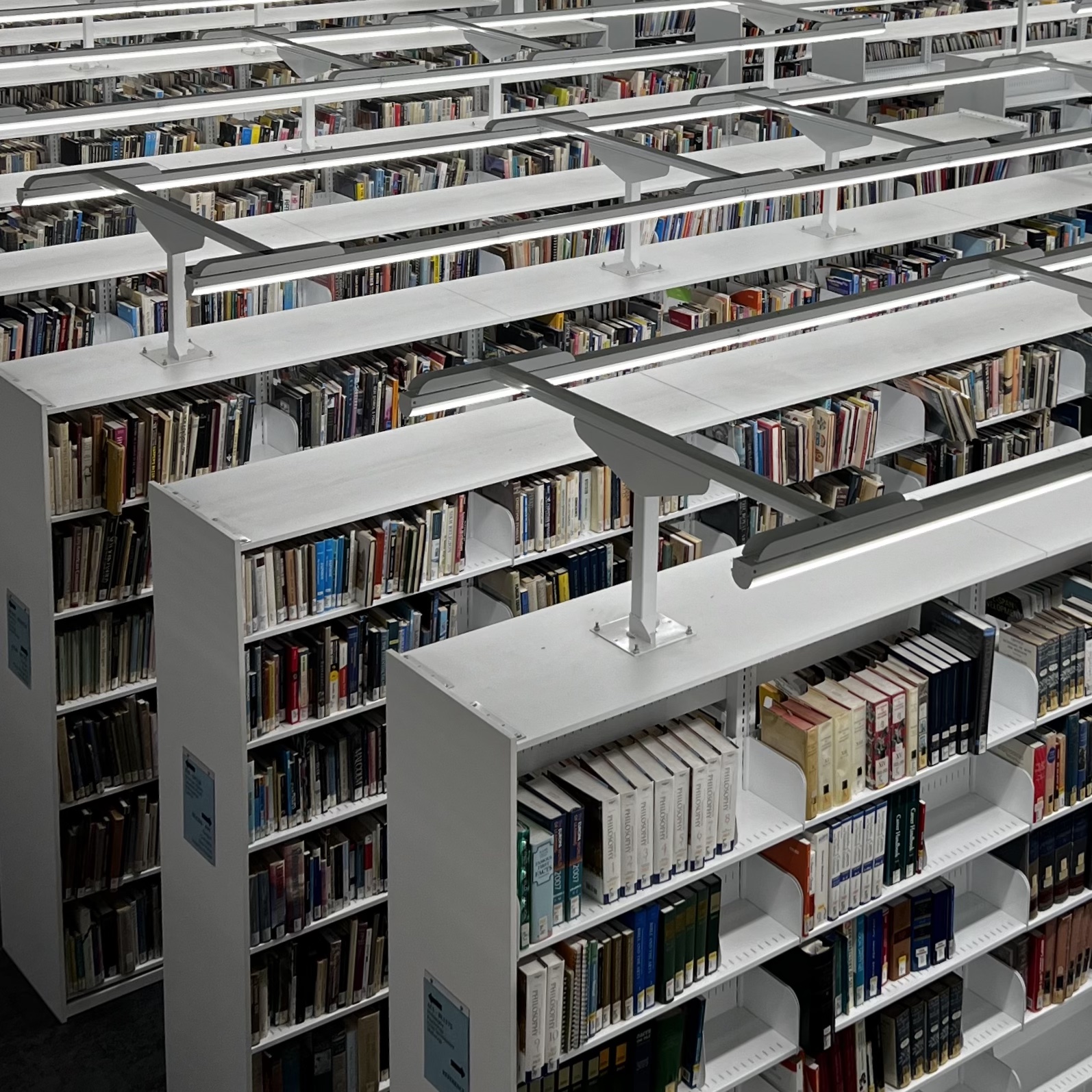 Top view of the library
